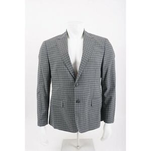 NHP Mens Suit Jacket Blazer Sport Coat Sz 42S gray  Checked Plaid NWT
